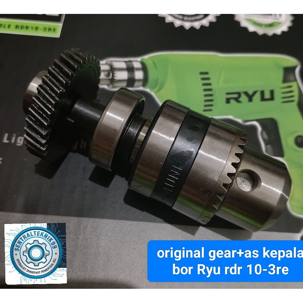 original gear+as kepala bor Ryu rdr 10-3re