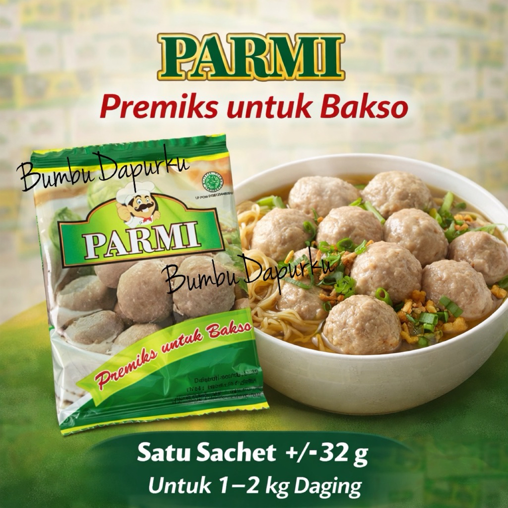 (ECERAN) Tepung Parmi HALAL Premiks utk pengenyal Bakso