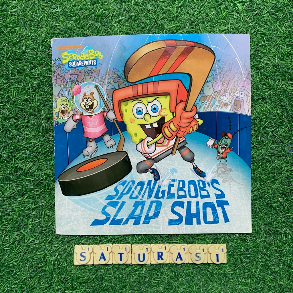 (Saturasi Preloved) SpongeBob SquarePants : SpongeBob’s Slap Shot - Buku Cerita Anak