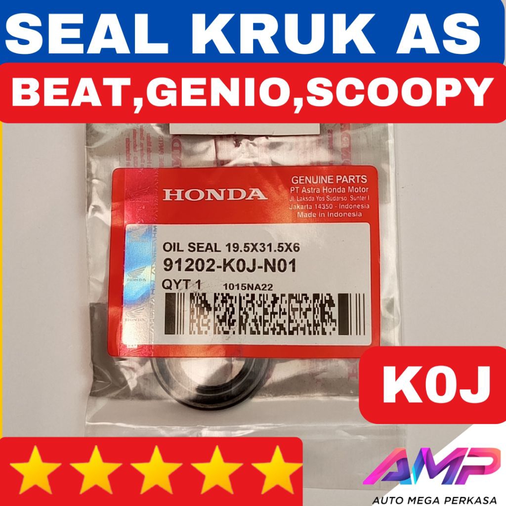 SEAL KRUK AS BEAT GENIO SCOOPY HONDA K0J 91202-K0J-N01