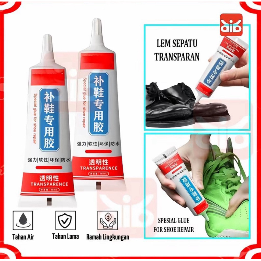 lem sepatu serbaguna 60ml super kuat tahan asli dan tahan lama