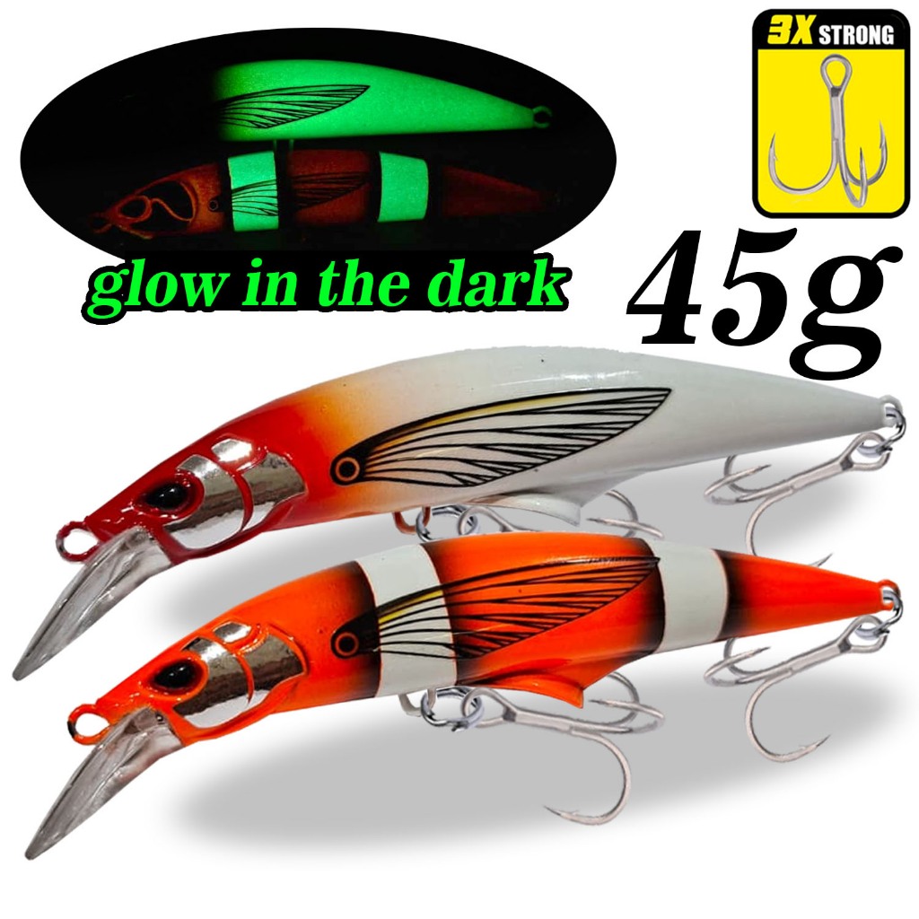 Minnow Big Game 45g Jackson Max Blazin Long Cast Special Umpan Casting Heavy Sinking