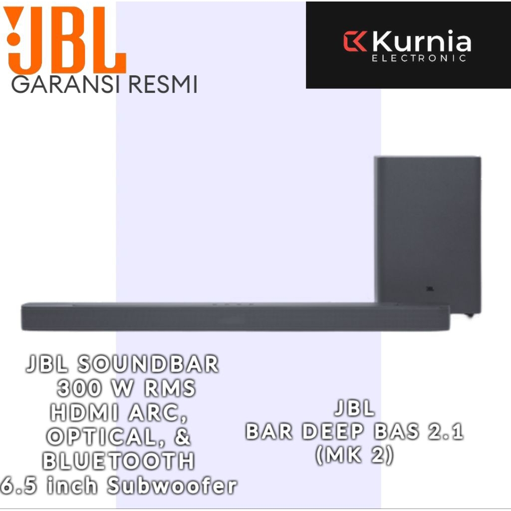 JBL BAR 2.1 DEEP BASS MK 2 SOUNDBAR Garansi resmi