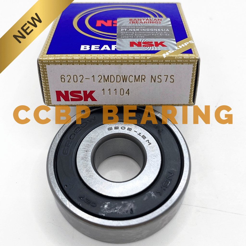 Laher Ball Bearing 6202-12MDDWCMR 6202-12 MDD MDDWCMR NSK Original