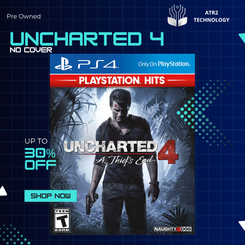 UNCHARTED 4 PS4 – BD ORIGINAL (SECOND / BEKAS)