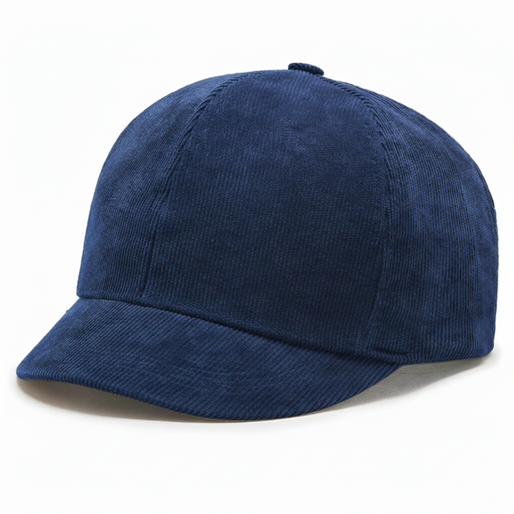 Topi LIDAH PENDEK baseball corduroy halus visor pendek topi korduroy short brim cap
