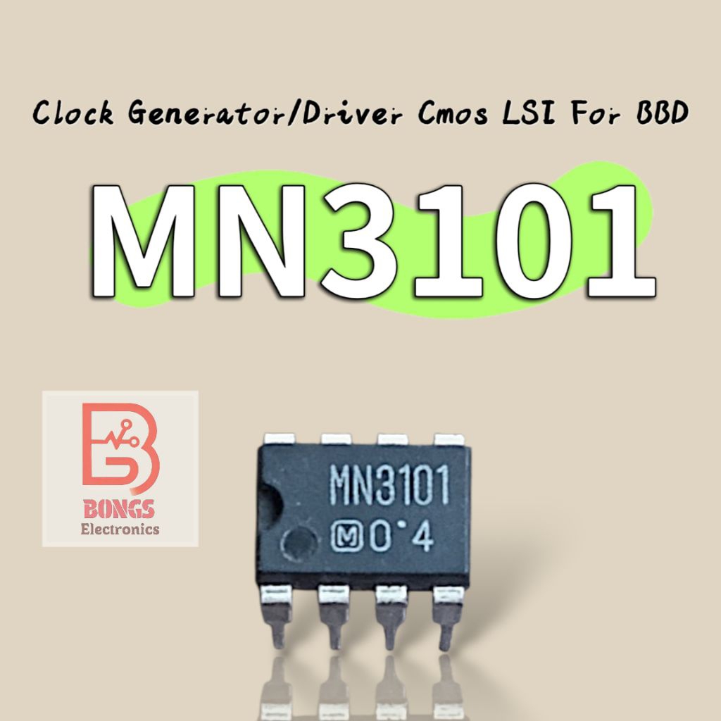 MN3101 IC Effect Echo / Dip-8 /Panasonic/Clock Generator Driver CMOS LSI For BBD