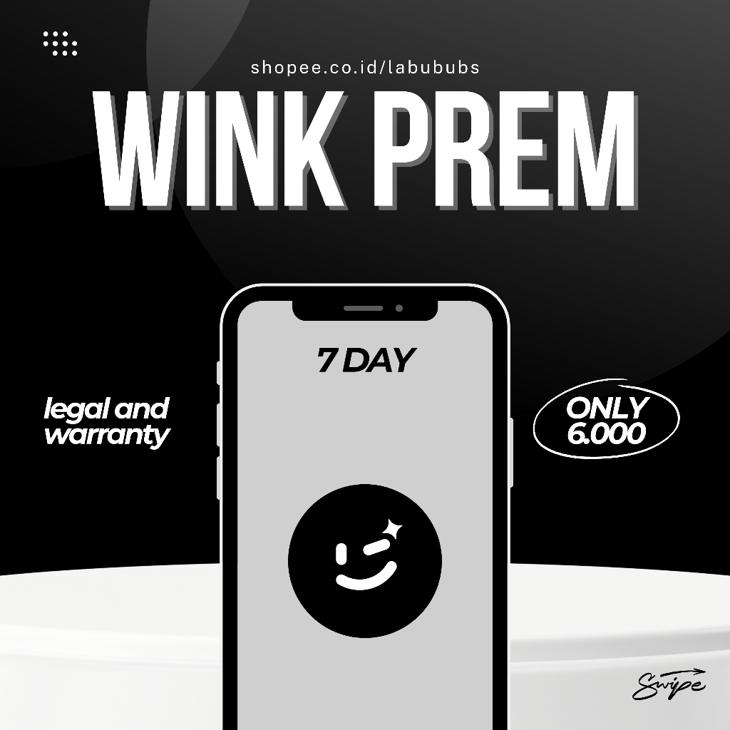 [SALE] WINK PREMIUM 7 DAY FULL GARANSI