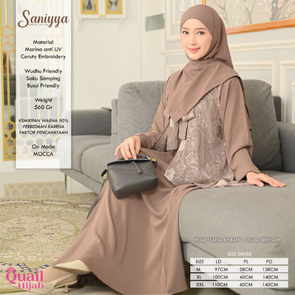 Saniyya Gamis QuaiL Hijab