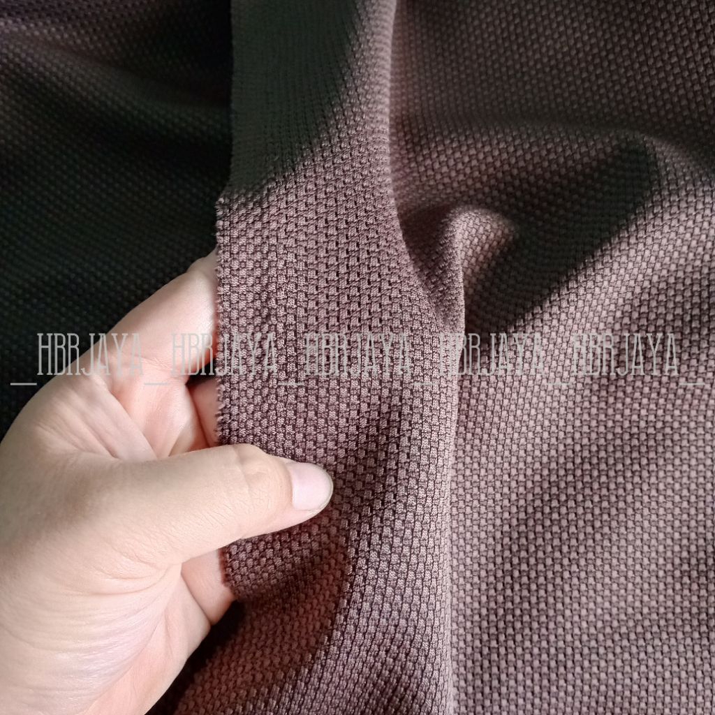 Bahan Kain Jok Mobil Ori Fabric Kode Coklat Tua Verus