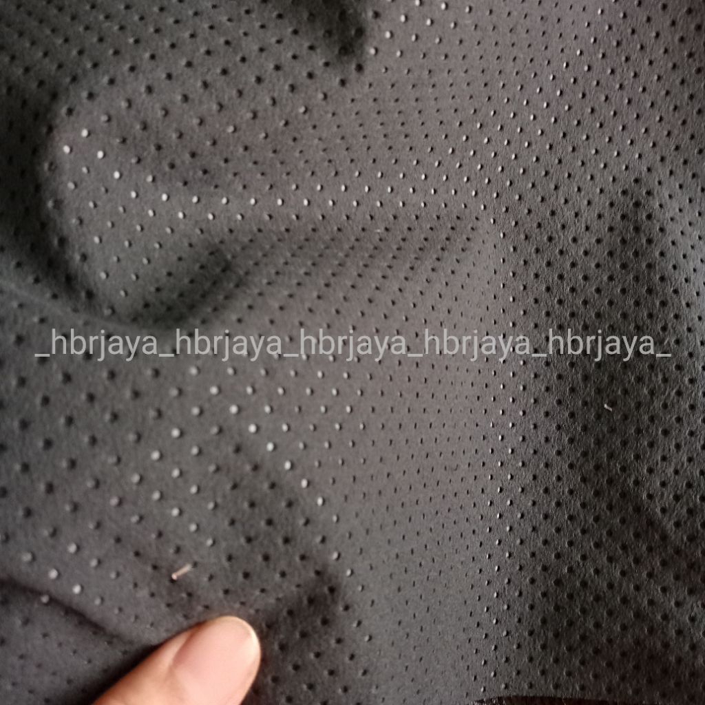 Bahan Kain Jok Mobil Ori Fabric Kode Hitam Bintik