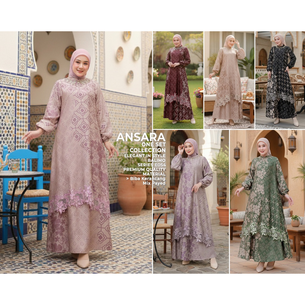 SET ROK  ANSARA DRESS BY BALIMO ORI