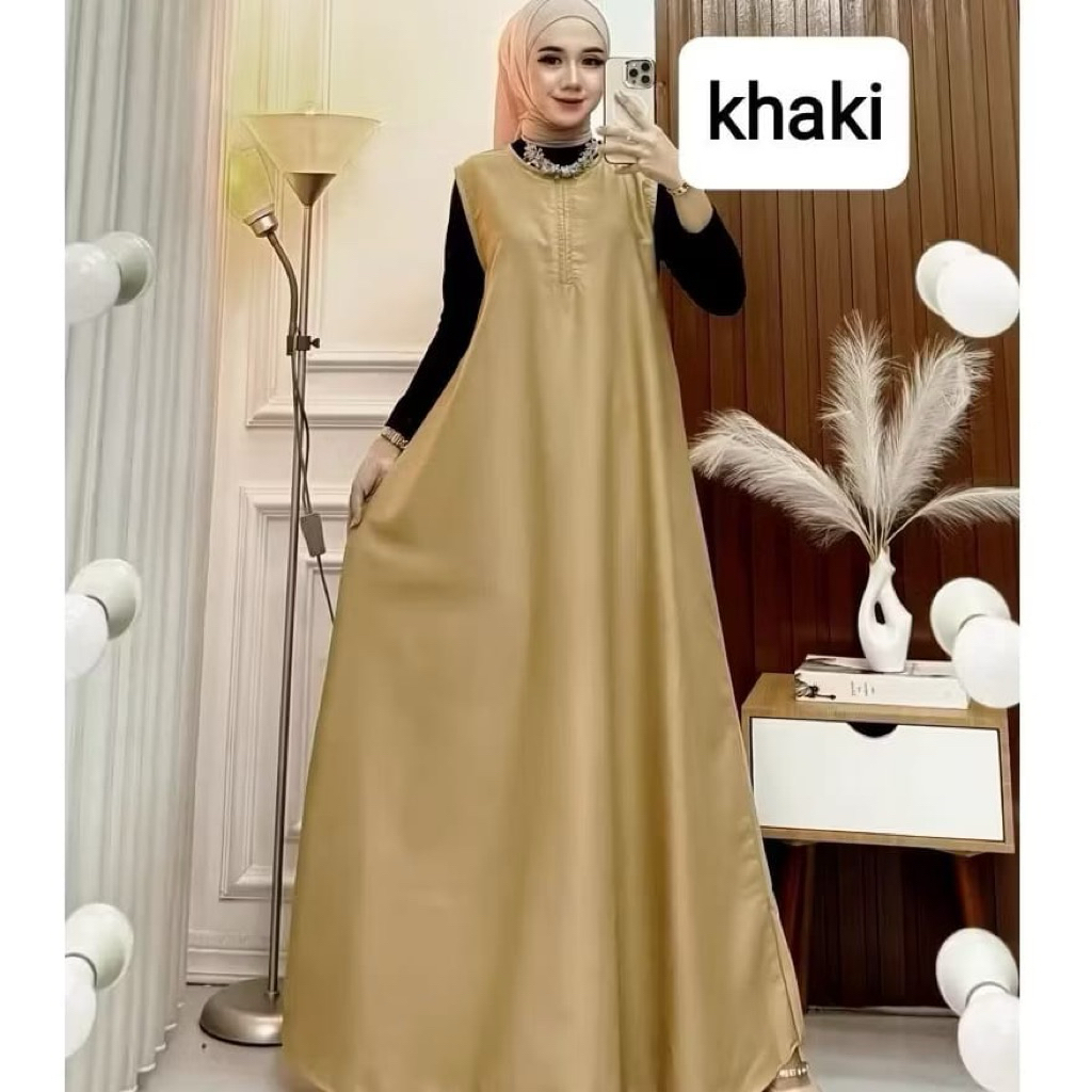 INNER DRESS TANPA LENGAN // gamis toyobo tanpa lengan terbaru 2026