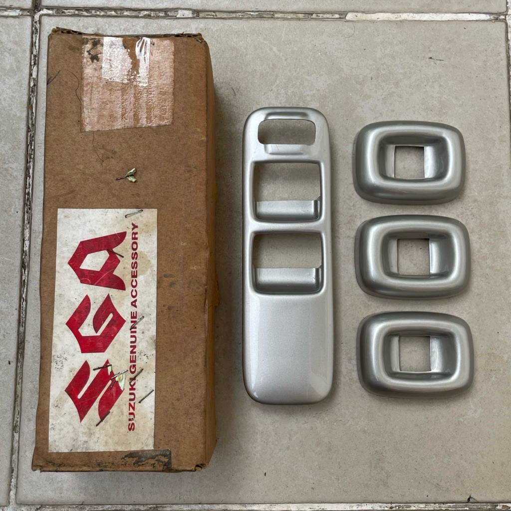 COVER PANEL SAKLAR POWER WINDOW SET SUZUKI APV LAMA ARENA ORIGINAL SUZUKI ACCESSORIES (SGA)