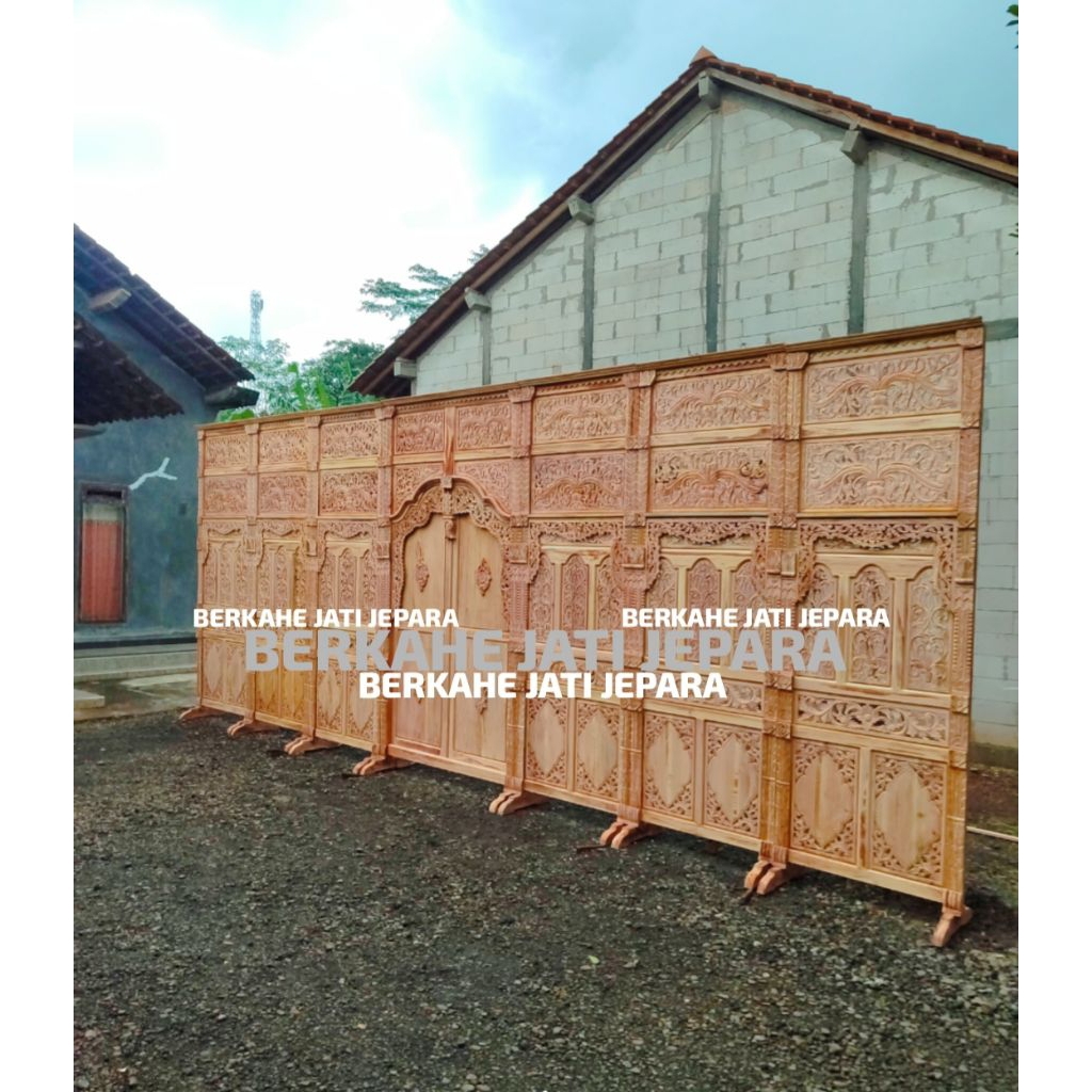 GEBYOK PELAMINAN JAWA/GEBYOK JOGLO/GEBYOK PELAMINAN CLASIK/DECOR MODEL JAWA
