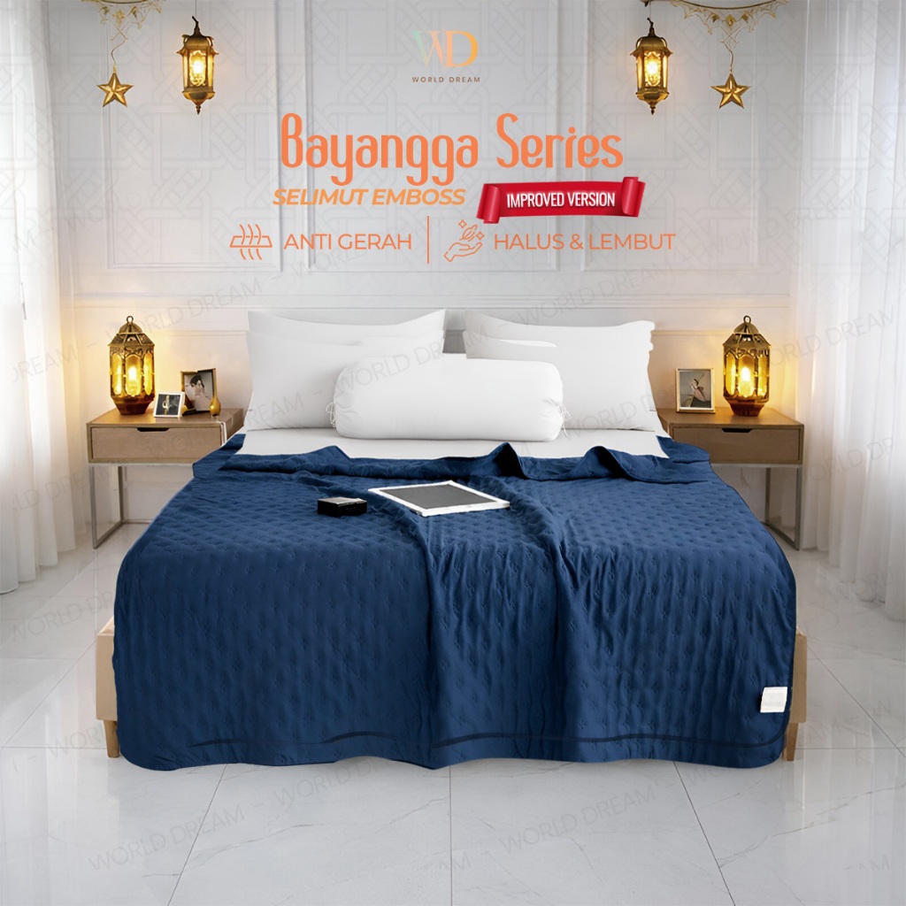 Worldream Bedcover Selimut Lembut Motif Polos Selimut Polos Korea Lembut 180X200 160X200 120x200cm