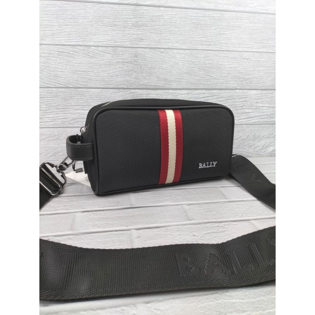 Handbag clutch pria bally selempang