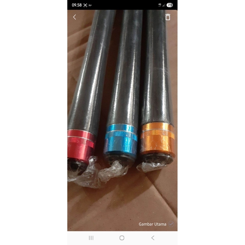 set Gagang joran Fuji lock mahkota galatama