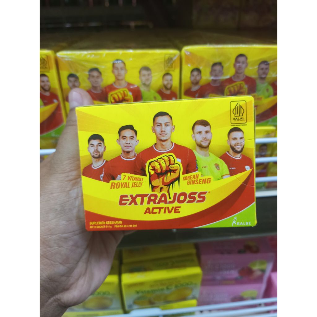 extra Joss active 1 box isi 12 sachet