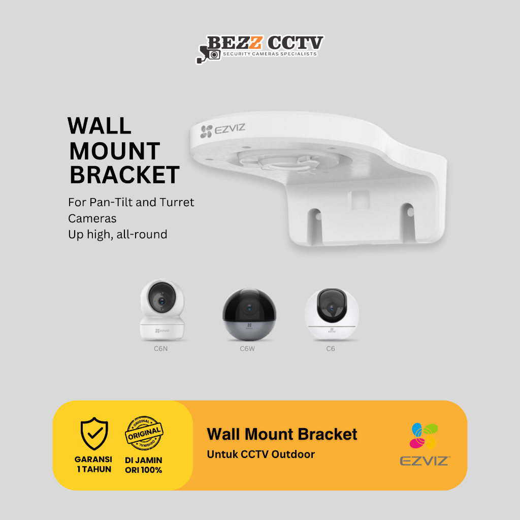 BEZZ CCTV - Ezviz Wallmount Bracket Original Braket Dinding Kamera CCTV Ezviz  untuk Semua Kamera In