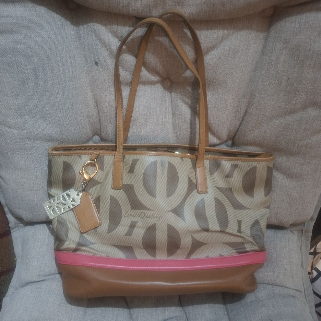 Preloved Louis Quatorze LQ ori lengkap bag charm