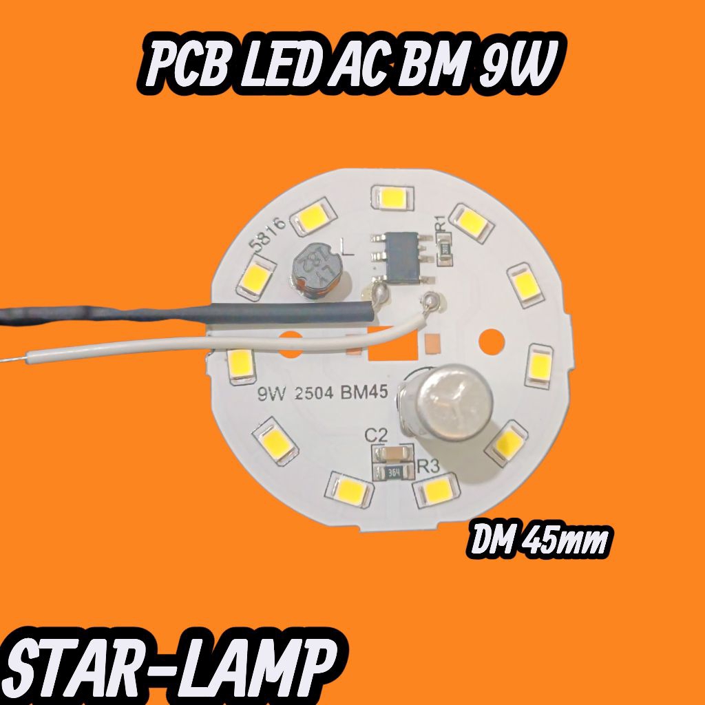PCB LED AC 9W BM