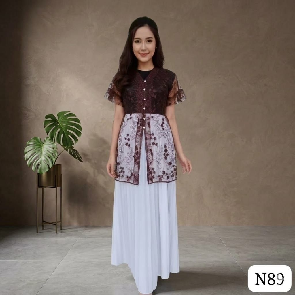 Outer Brukat Wanita Outer Kondangan