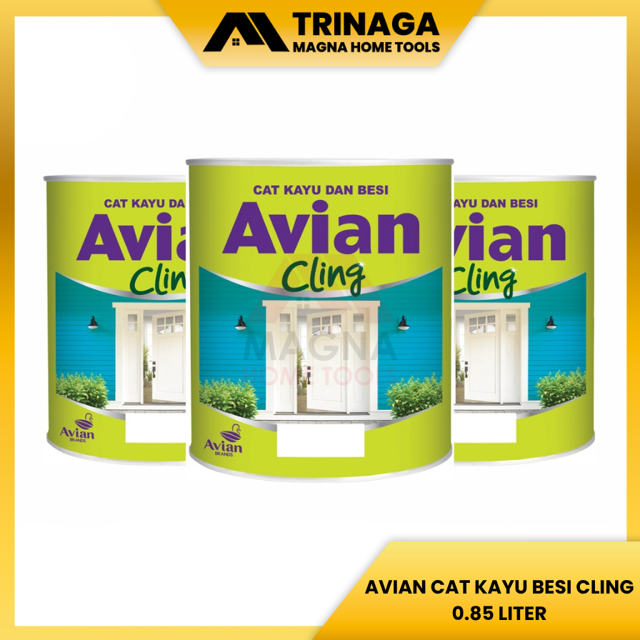 CAT KAYU/BESI AVIAN CLING/KILAP HITAM/HITAM DOP/PUTIH DOP/BIRU/HIJAU/ABU/HIJAU/COKLAT