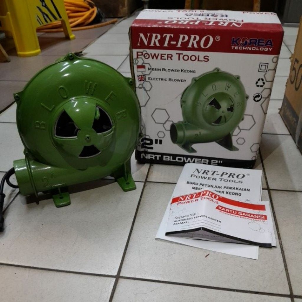 Blower Keong Elektrik NRT-PRO 2 Inch - Tekanan Angin Tinggi, Hemat Listrik, Ringan