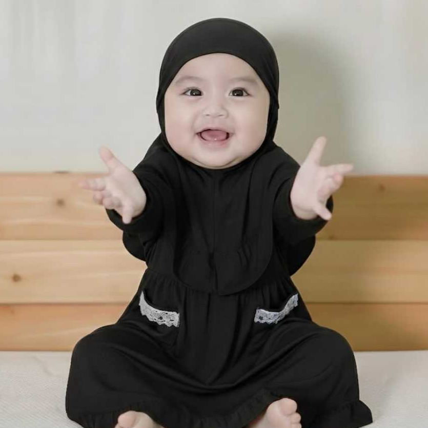 NADIRA - Gamis Anak Akikah Modern Model Terbaru – Material Breathable & Ringan Original Quality