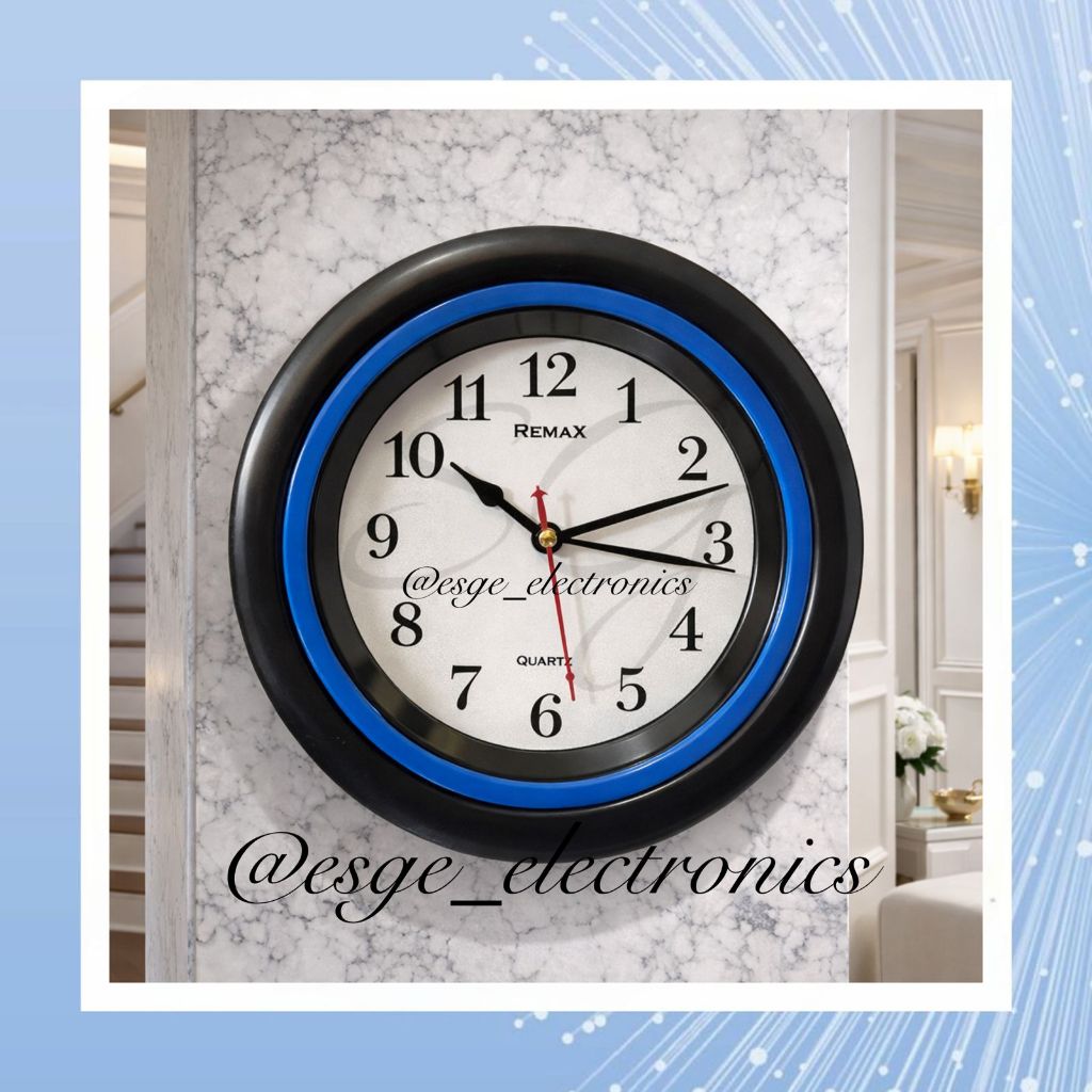 ORIGINAL JAM DINDING QUARTZ REMAX JAM KAMAR TIDUR JAM RUANG TAMU JAM DINDING MINIMALIS RM-383