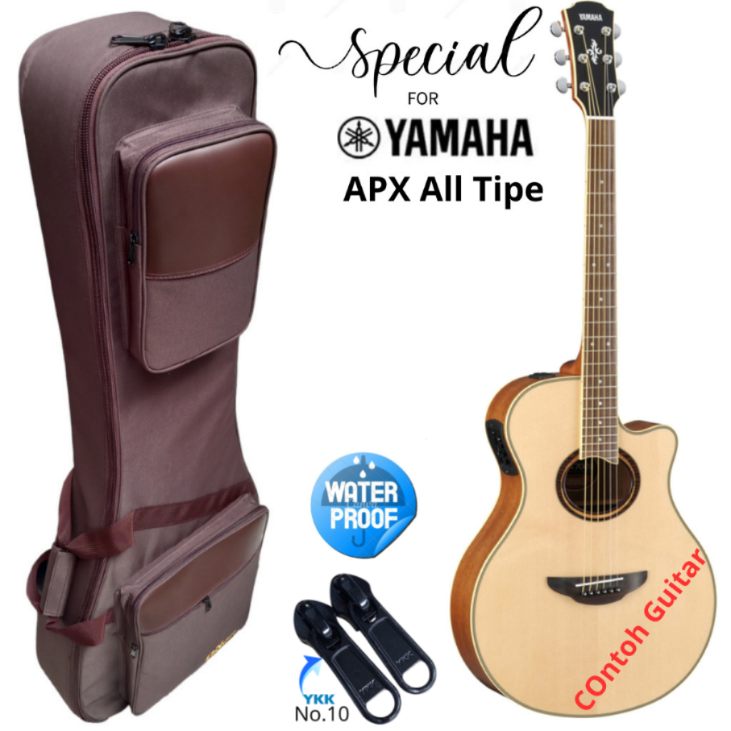 Tas Gitar Apx 600 Apx 500 Yamaha Anti Air Coklat Tebal