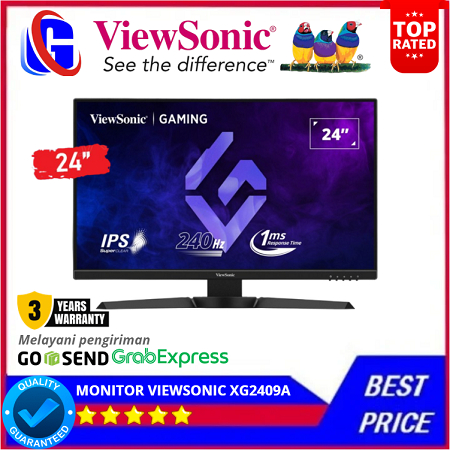 ViewSonic XG2409A 23.8" FHD IPS 240Hz HDR10 Gaming Monitor