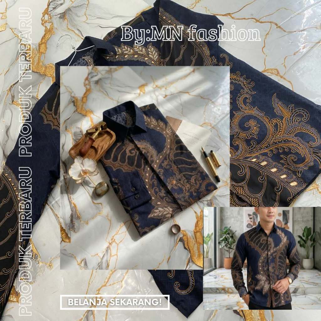 JASA JAHIT Kemeja Batik Pria Lengan Panjang