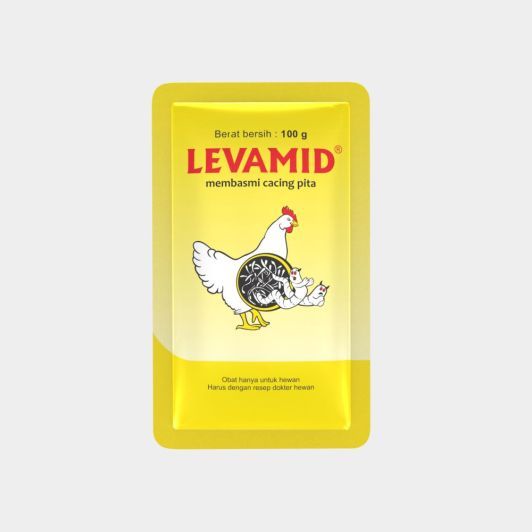 LEVAMID 100 gr MEDION obat cacing ayam