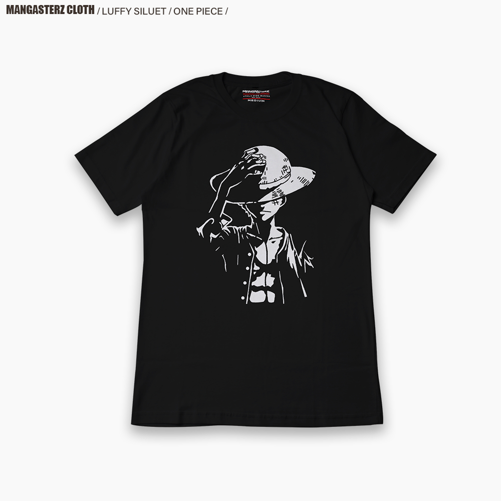 Kaos Luffy Baju Luffy Kaos One Piece Luffy Siluet