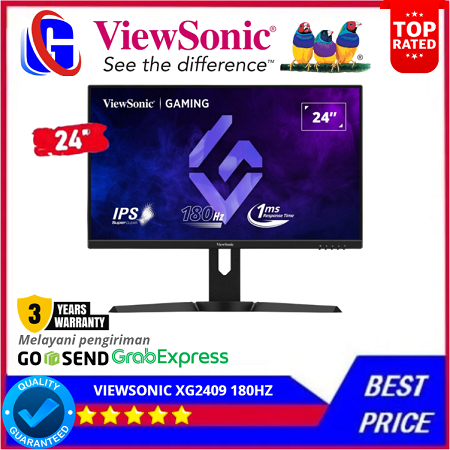 Monitor Gaming VIEWSONIC XG2409 24" FHD IPS 180Hz