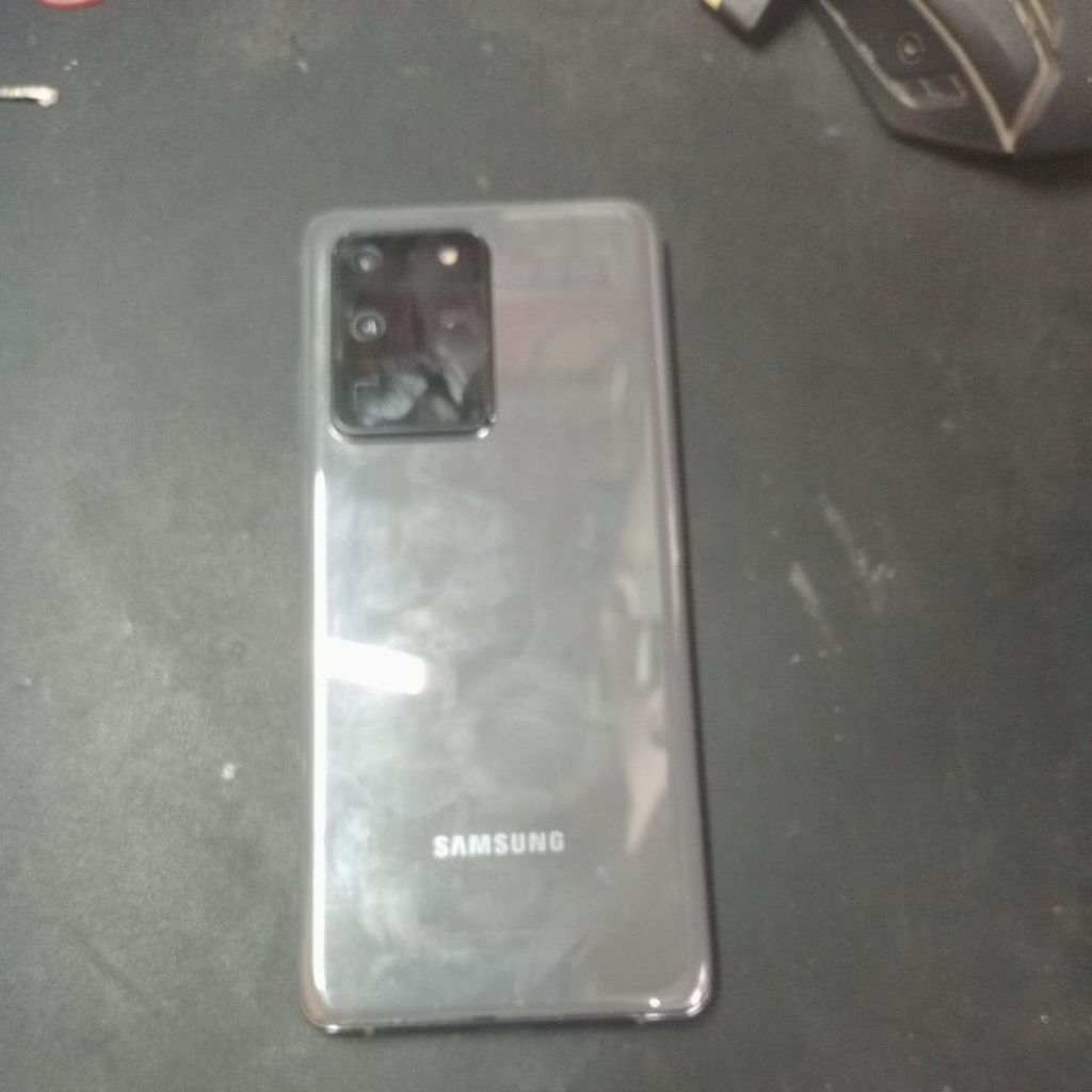 Unit Samsung galaxy S20 Ultra LTE Mesin normal minus lcd, frp bonus