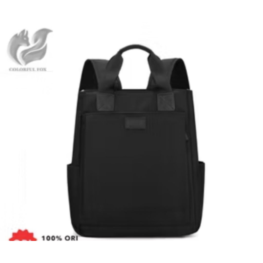COLORFUL FOX 0512 - Tas Ransel Wanita Colorful Fox Tas Nilon Anti Air Backpack