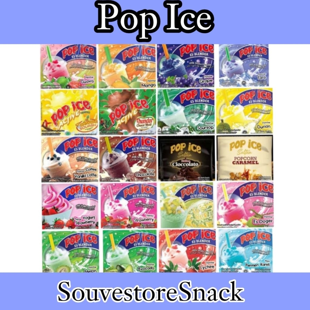POP ICE minuman serbuk All Varian