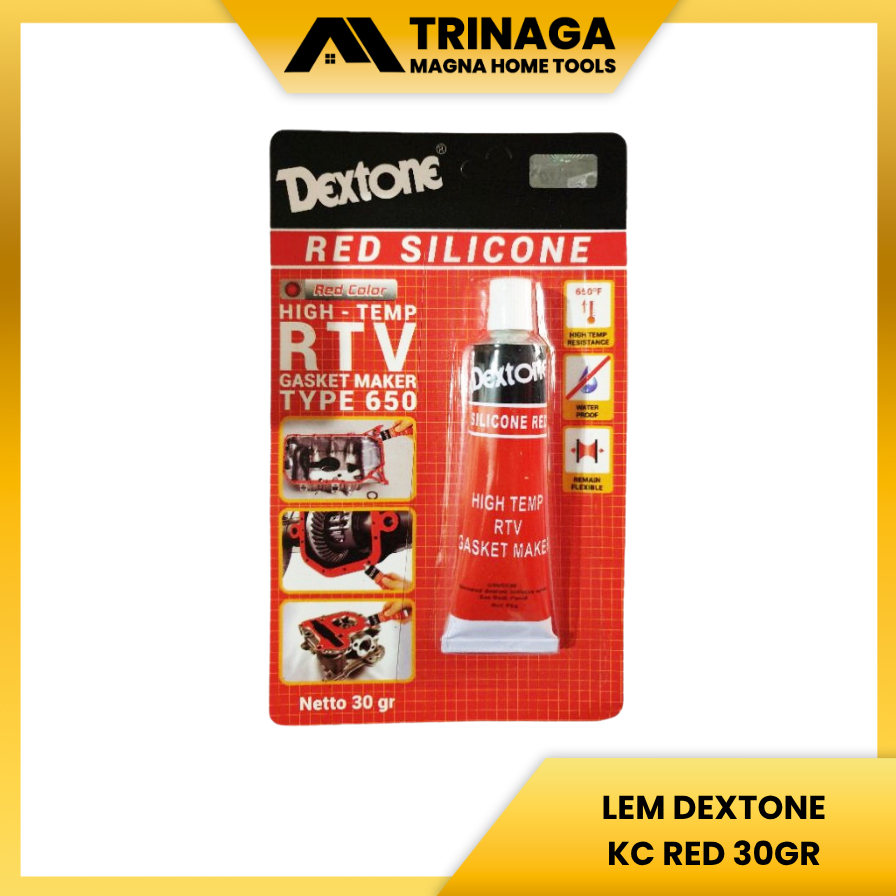 LEM DEXTONE KACA AQUARIUM BENING KECIL MERAH
