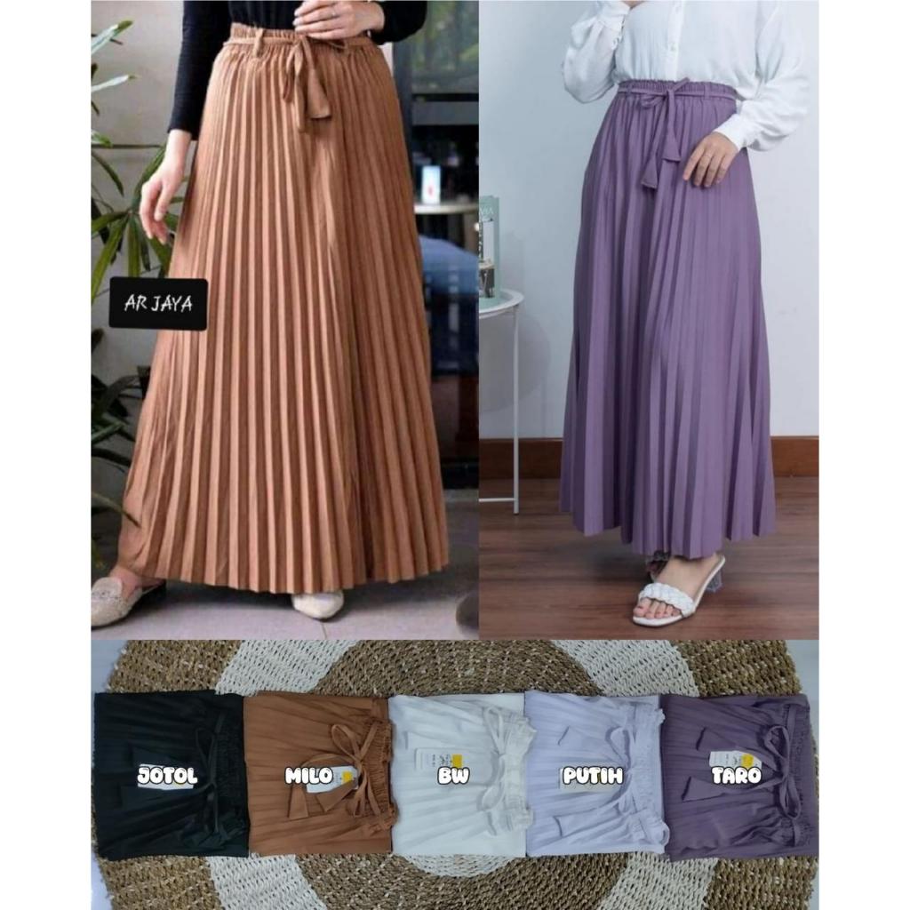 Rok Plisket Prada Plisket Premium