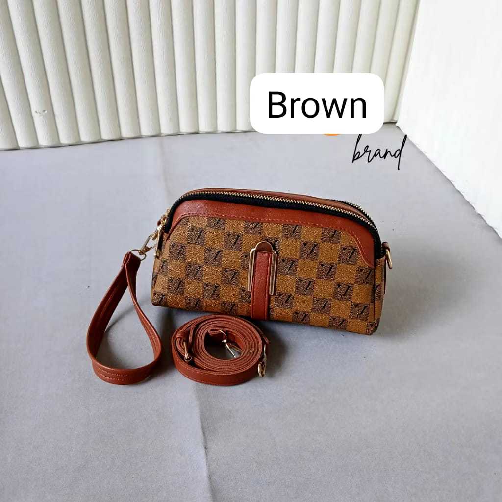Viora Tas Slingbag Mini Wanita Desain Modern Sintetis