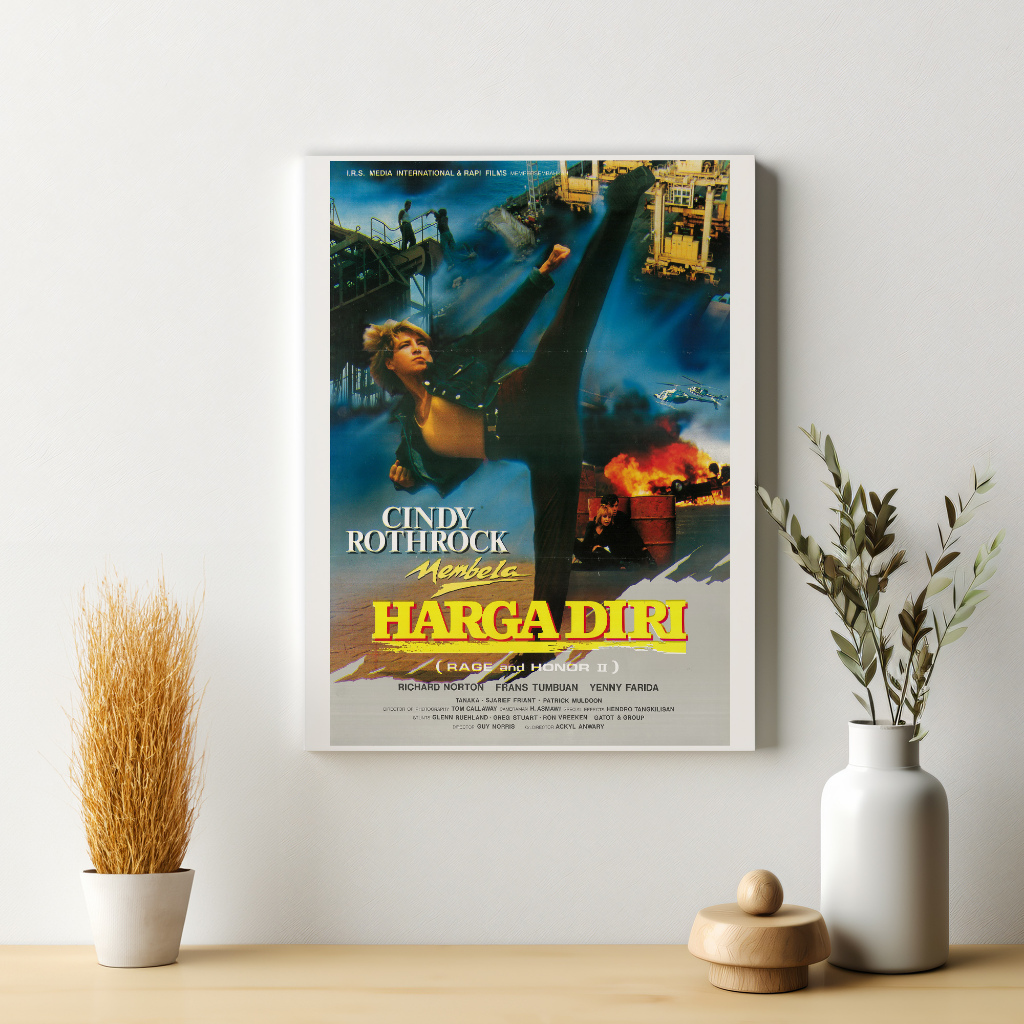 Poster Film Jadul Cindy Rothrock Dekorasi Hiasan Pajangan Dinding Vintage