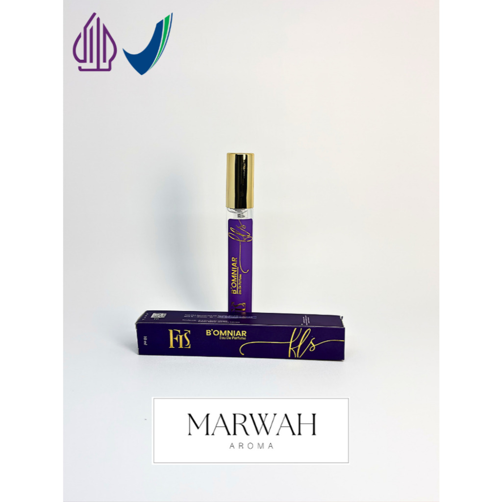 parfum aroma mahal  B'Omniar Varian Cewek Travel Size 10ml Sudah Halal dan BPOM Eau de Perfume Tahan