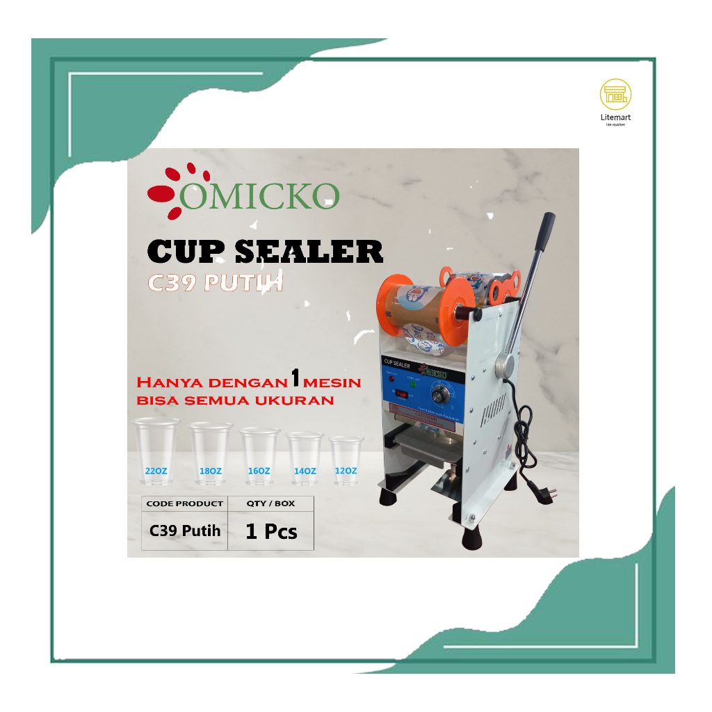 OMICKO CUP SEALER C-35/C-37/C-39 PUTIH