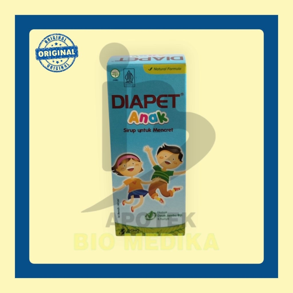 DIAPET ANAK SIRUP OBAT ANTI DIARE ORI