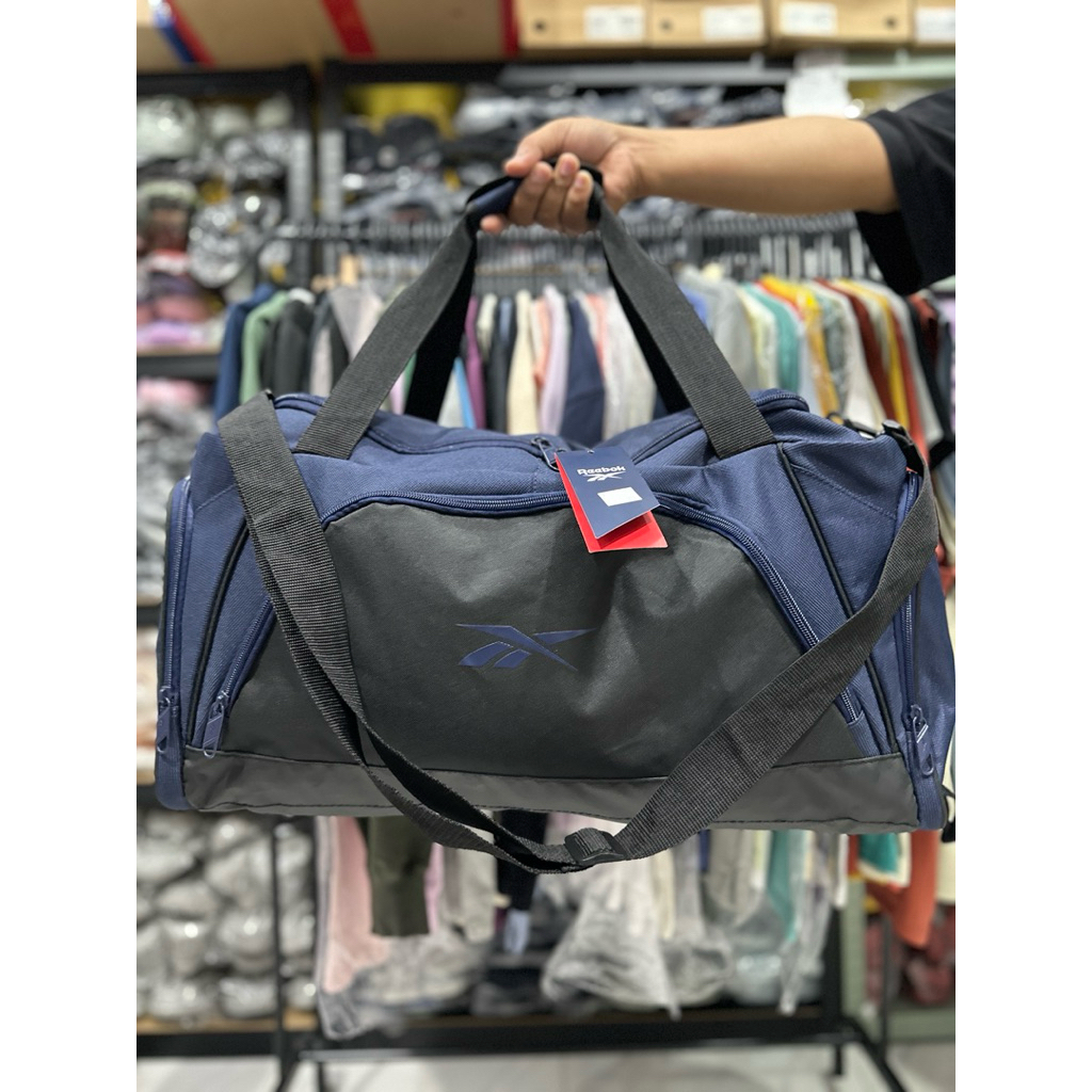 TAS DUFFLE GYM BAG REEBOK REE BEN DUFFLE BAG REEUDB2551NV NAVY TAS SERBAGUNA ORIGINAL