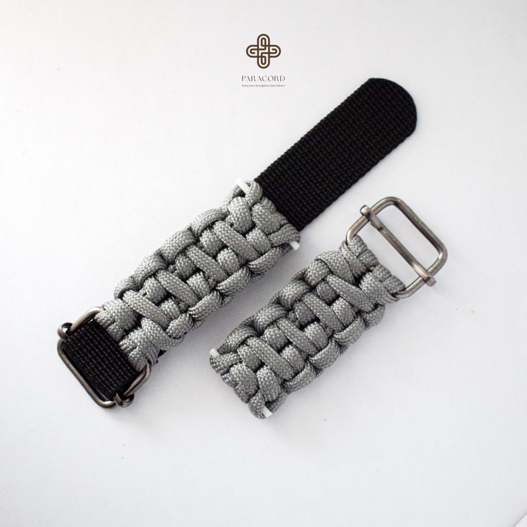 GEE Paracord - strap jam tangan survival handmade, buckle metal adjustable