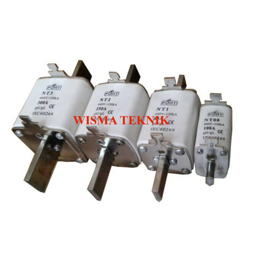NH Fuse / NT Fuse FORT Size 00 25. 40, 50, 63, 80, 100, 125, 160 Ampere